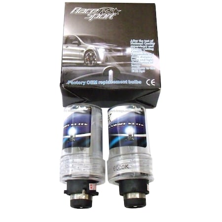 Race Sport RS-D48K-RB D4 OEM Factory HID Replacement Bulb (Professional 3yr)